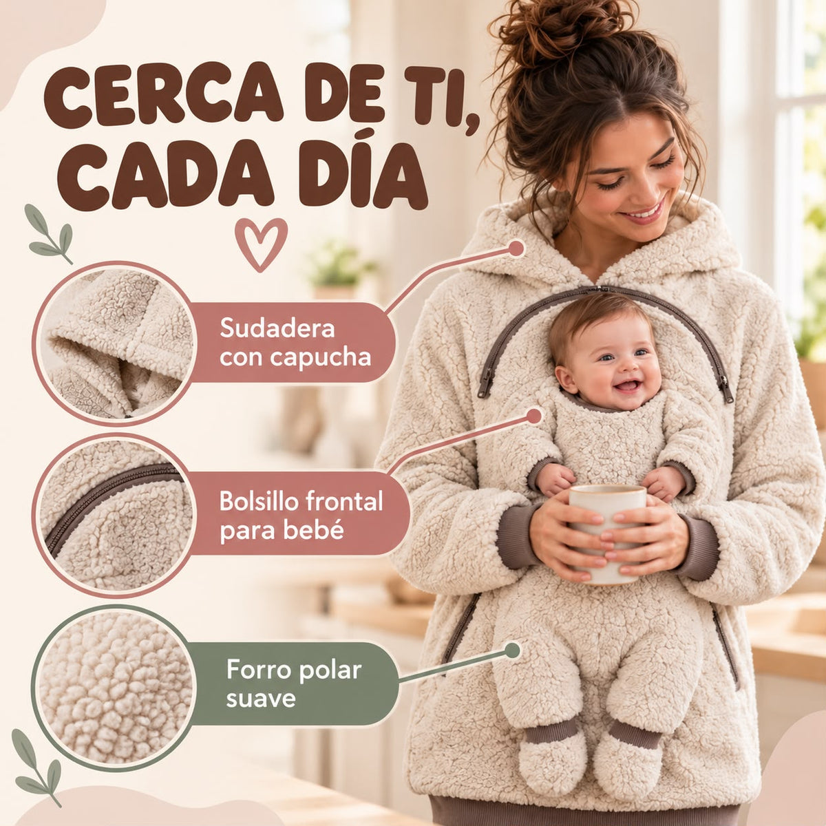 Sudadera Abrazo Materno